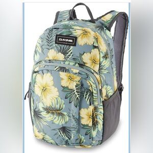NWOT Dakine Campus S 18L Hibiscus Tropical Backpack